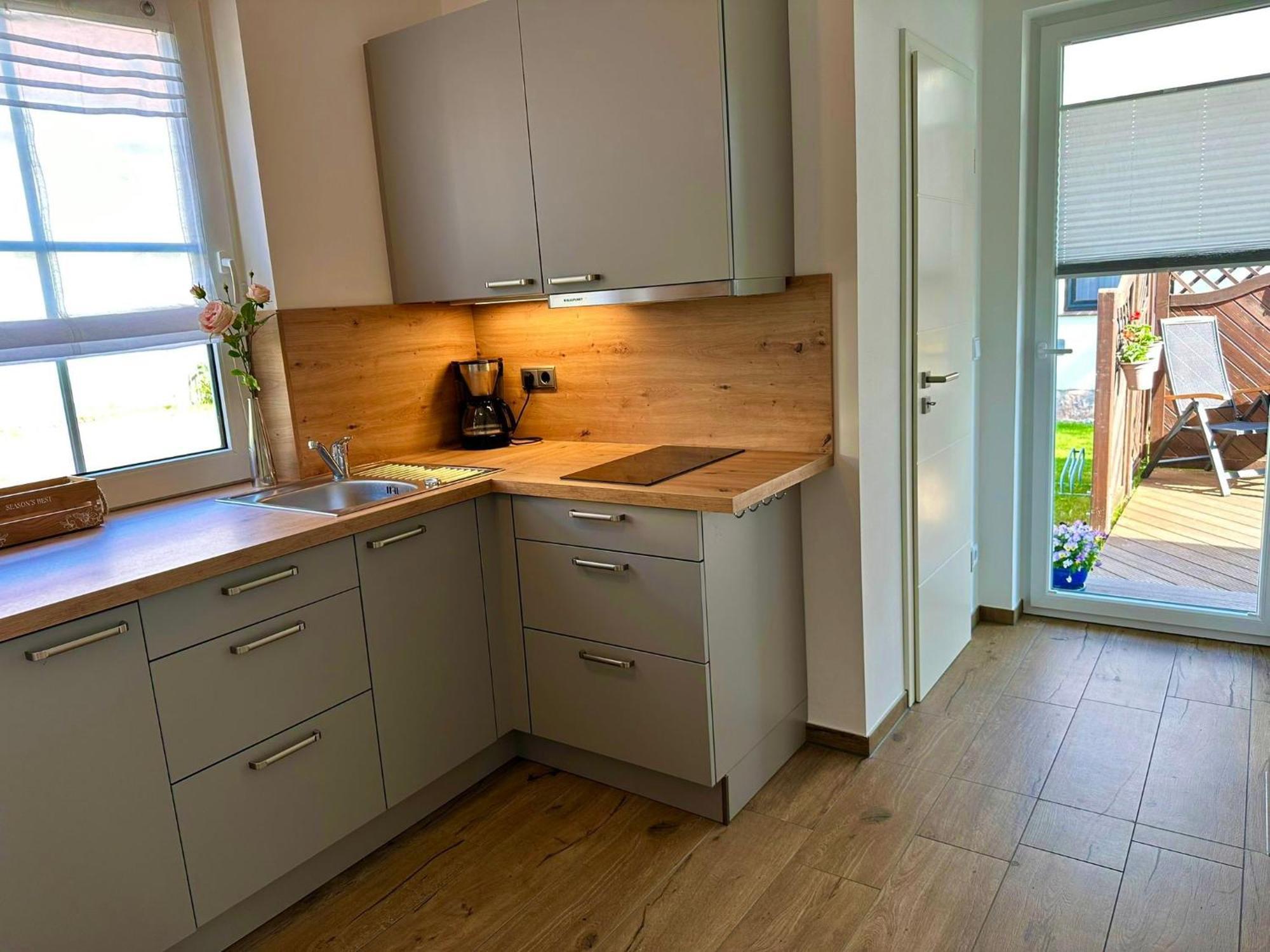 Ferienwohnung Seestern ザスニッツ エクステリア 写真